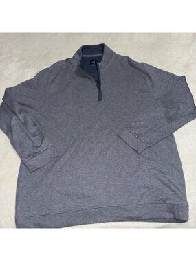 Johnnie O Sully 1/4 Zip Pullover Sweater Men XL Blue Sweater Golf Performance